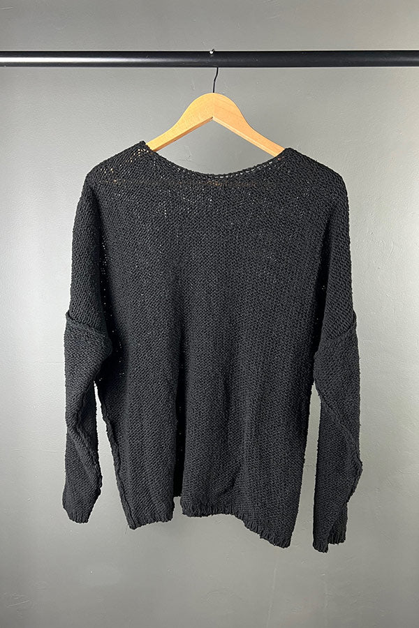 La Vaca Loca Edad Black Jumper