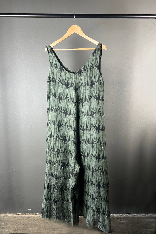 La Vaca Loca Sardine Print Celia Jumpsuit
