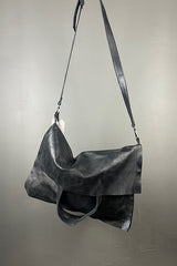 La Vaca Loca Cuvo Black Leather Bag