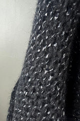 La Vaca Loca Duerme Black Knit