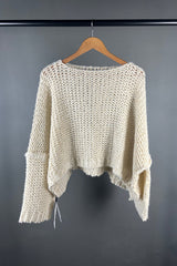 La Vaca Loca Duerme Ecru Knit