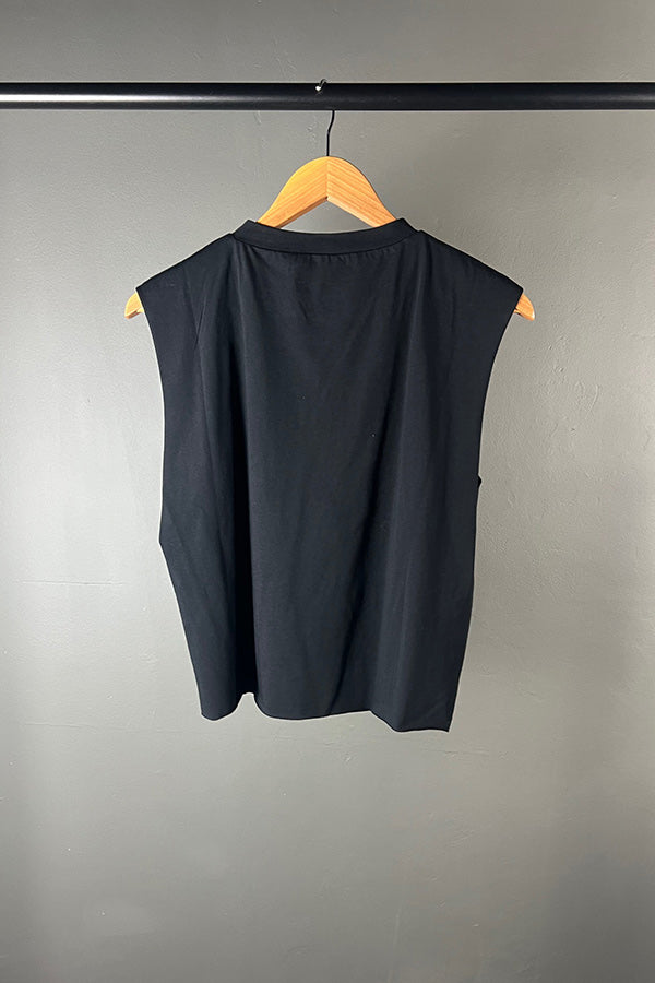 La Vaca Loca Black Imia Shell Top
