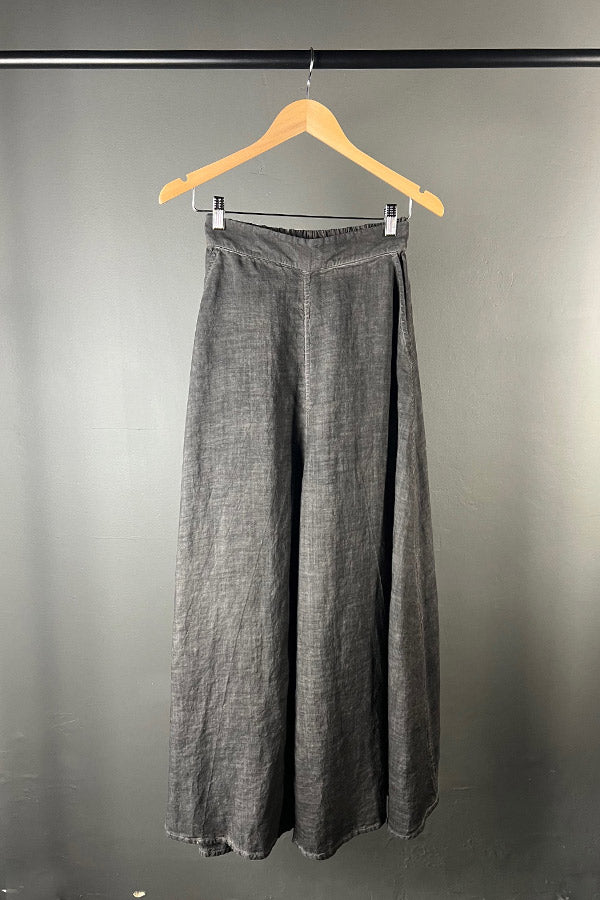 La Vaca Loca Rama Wide Leg Pants in Cold Black