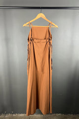 La Vaca Loca Tasa Soft Brown Dress