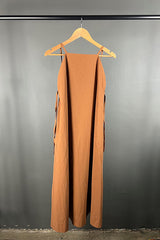 La Vaca Loca Tasa Soft Brown Dress