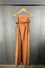 La Vaca Loca Tasa Soft Brown Dress