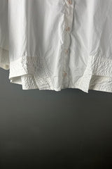 La Vaca Loca Tasos White Cropped Shirt