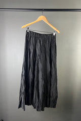 La Vaca Loca Black Uvas Crinkle Skirt
