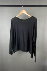 La Vaca Loca Vida Top in Black