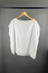 La Vaca Loca Auto White Cotton Top
