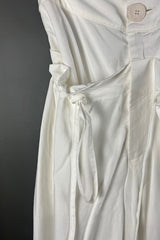 La Vaca Loca White Drawstring Pants
