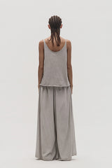 La Vaca Loca White Drawstring Pants