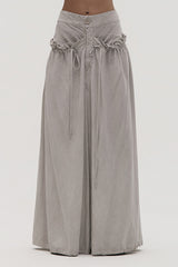 La Vaca Loca White Drawstring Pants