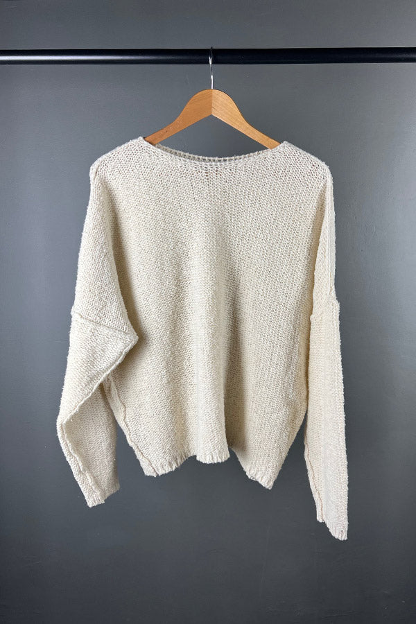 La Vaca Loca Edad Ecru Jumper