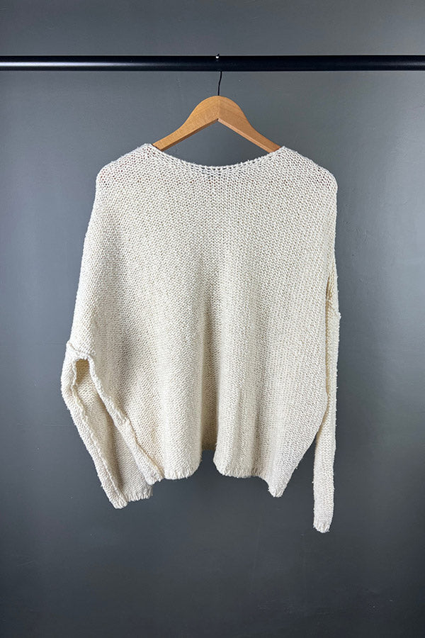 La Vaca Loca Edad Ecru Jumper