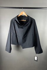 Moyuru Cropped Jacket in Black