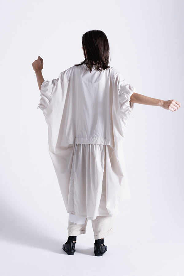 Moyuru Shirt Dress in White