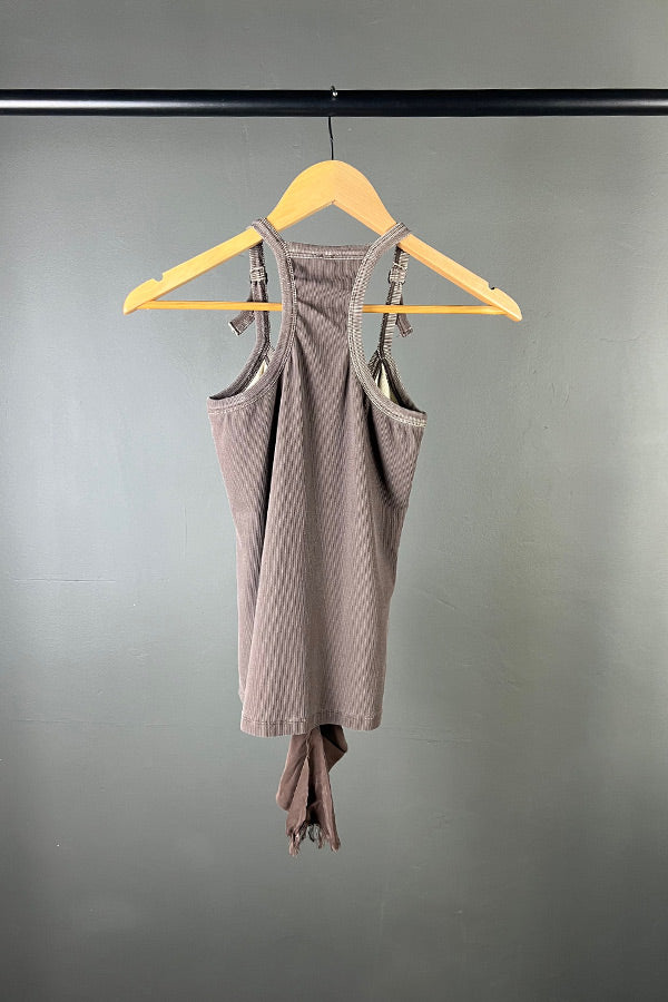 M.A. Dainty Billie Singlet with Silk Ruffle