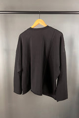 M.A. Dainty Black Cat Long Sleeve T-Shirt