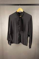 M.A. Dainty Alley Silk Tie Shirt