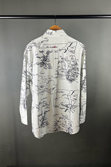 M.A. Dainty Maps Print Shirt