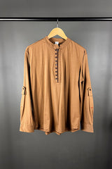 M.A. Dainty Caramel Drills Cotton Top