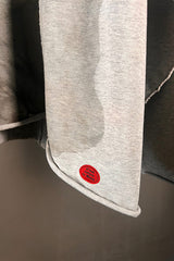M.A. Dainty Grey Marle Little White Dog Top