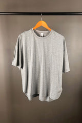 M.A. Dainty Scooped Grey Marle T-Shirt