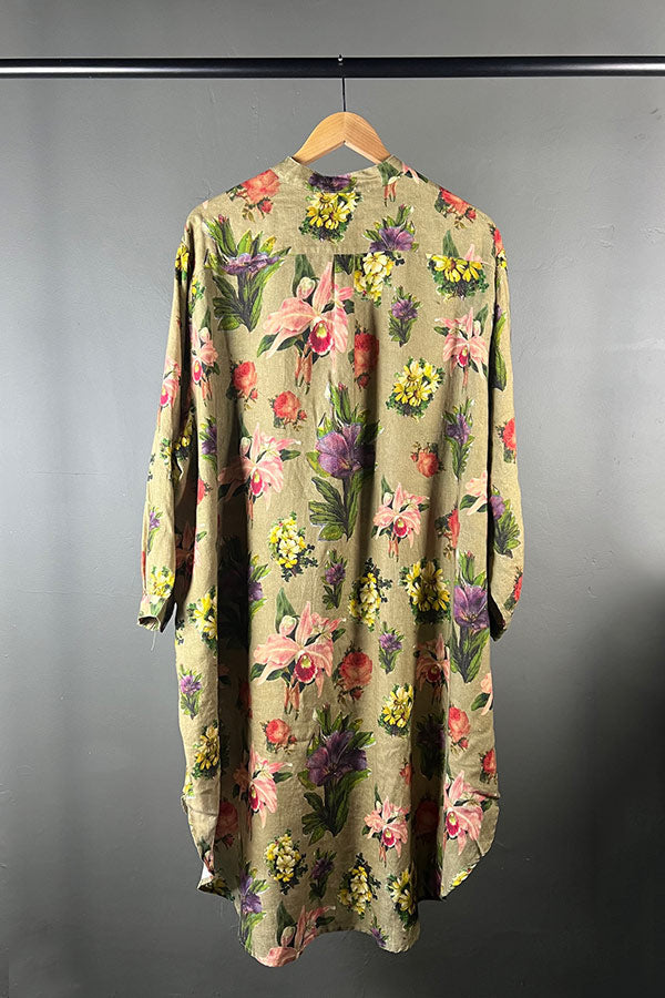M A. Dainty Prue Botanist Print Shirt Dress