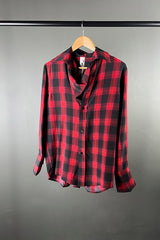 M.A. Dainty Arabesque Rodeo Check Silk Shirt