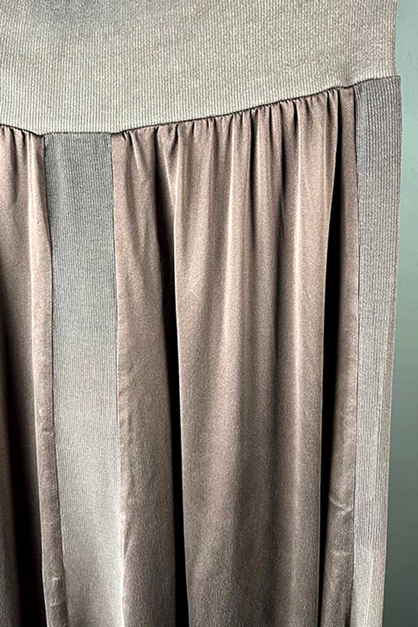 M.A. Dainty Silk Selma Skirt in Mocha