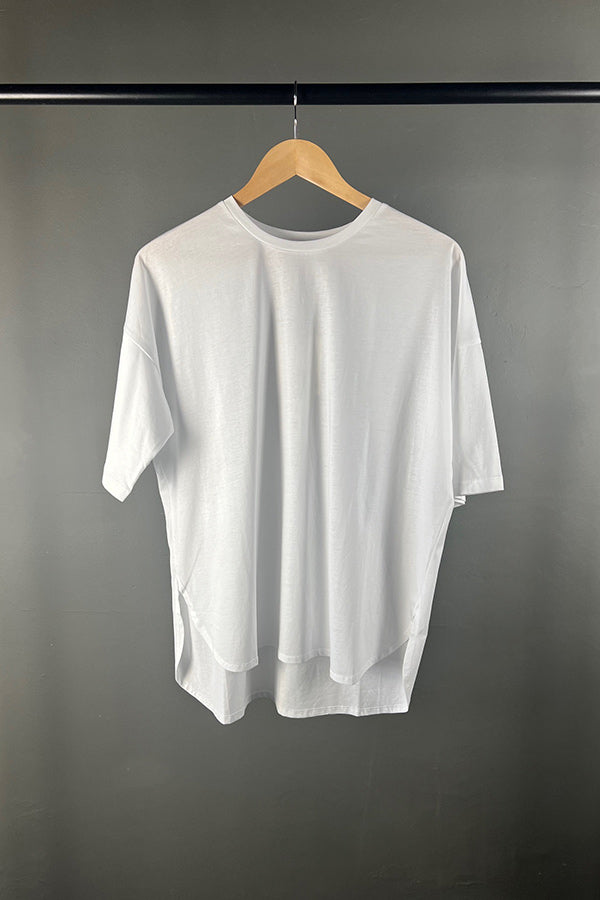 M.A. Dainty White Peony T-Shirt