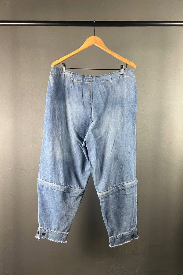 M.A. Dainty Soft Denim Trucker Pants