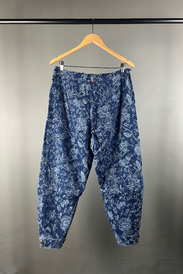 M.A. Dainty Floral Denim Trucker Jeans