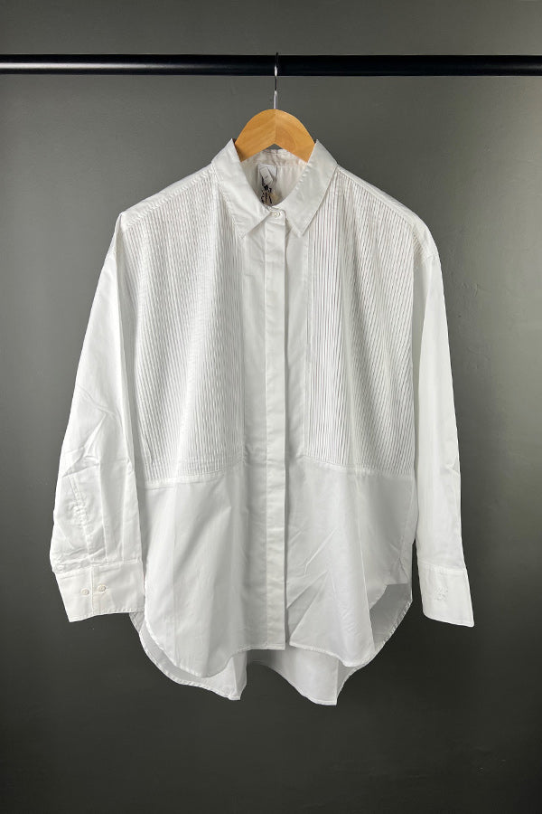 M.A.Dainty Bobby Pin White Shirt