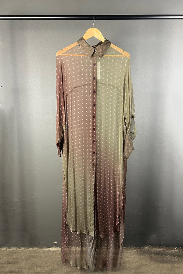 Mes Demoiselles Cassia Sheer Shirt Dress