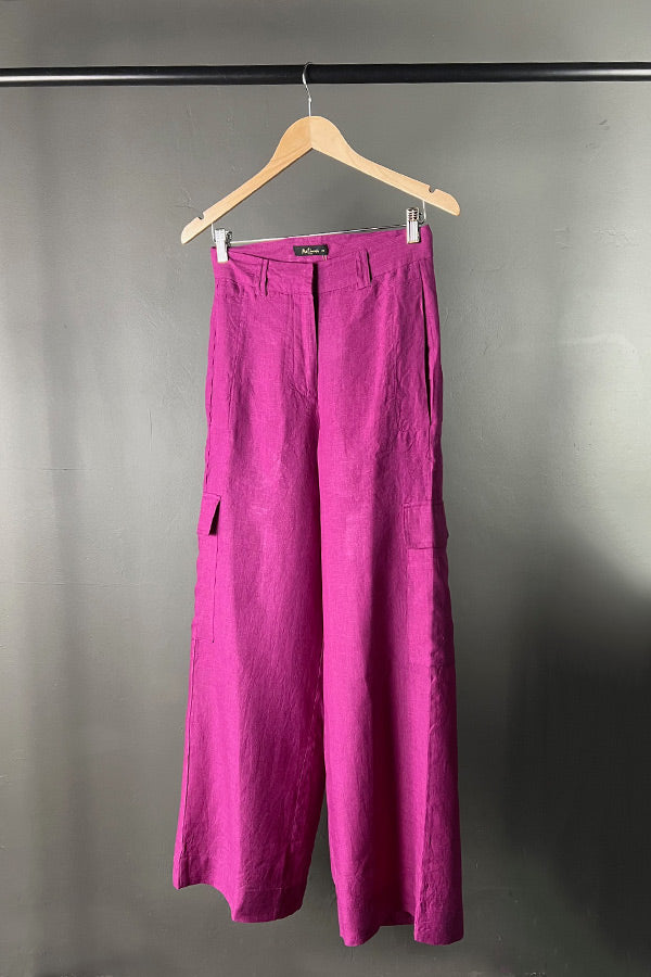 Mes Demoiselles Cyr Violet Linen Pants