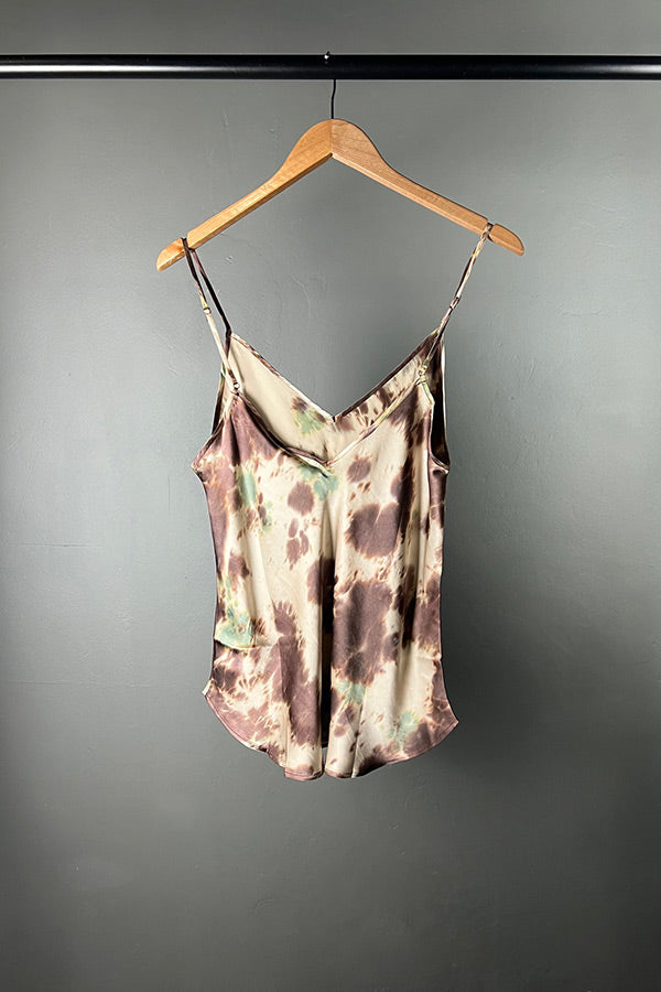 Mes Demoiselles Mizel Tie Dye Silk Camisole