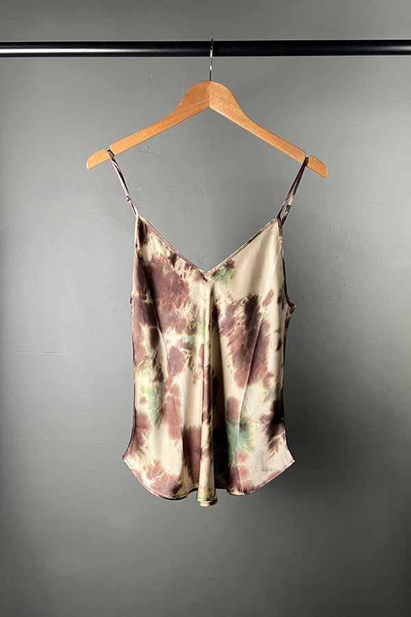 Mes Demoiselles Mizel Tie Dye Silk Camisole