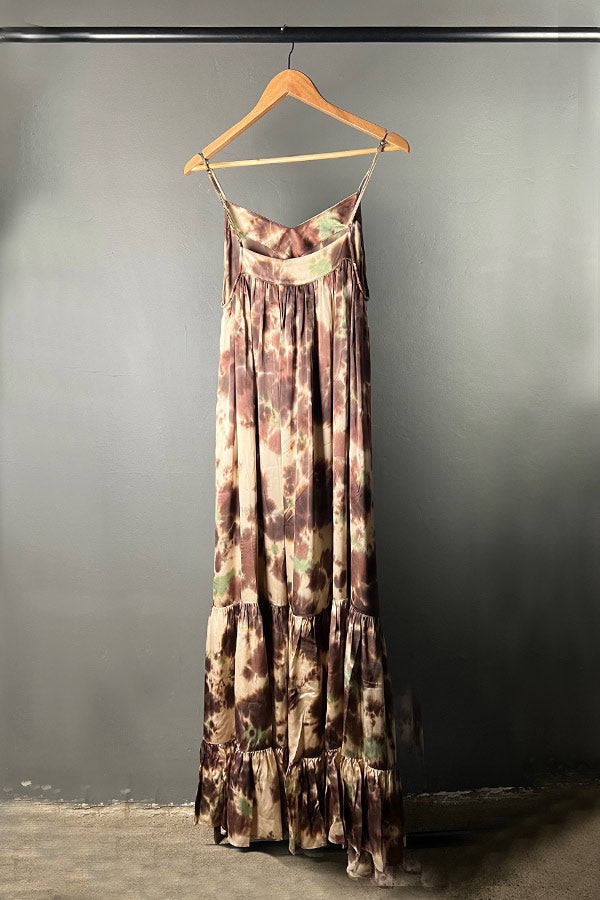 Mes Demoiselles Muse Silk Tie Dye Dress