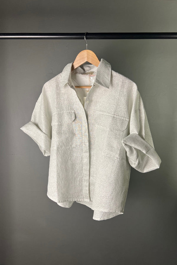 Mes Demioselles Sybil Silver Shirt