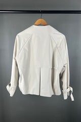 Max Mara. Weekend Boero Cropped Cream Raincoat