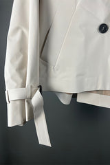 Max Mara. Weekend Boero Cropped Cream Raincoat