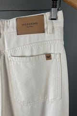 Max Mara. Weekend Canneti Cream Jeans