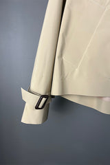 Max Mara. Weekend Boero Cropped Nude Raincoat