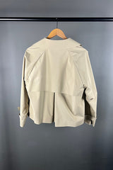 Max Mara. Weekend Boero Cropped Nude Raincoat