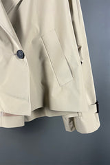 Max Mara. Weekend Boero Cropped Nude Raincoat