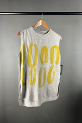 Moyuru Grey Tank with Painted Yellow Ovals