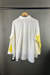 Moyuru Print Yellow Cotton Shirt