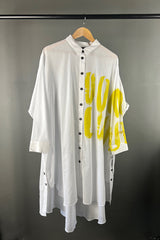 Moyuru Oversized Cotton Shirt Dress
